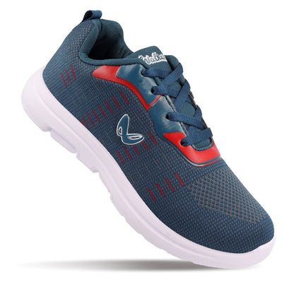 Walkaroo Boys Shoe - WS3067 Blue Red - Walkaroo Footwear