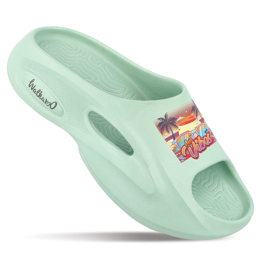 Women's Flip Flop Sliders  - WC8930 Ice Green