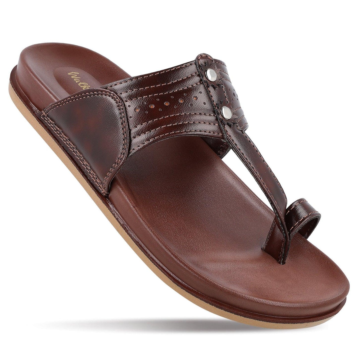 Men's  Traditional Chappal - WE1351 Brown