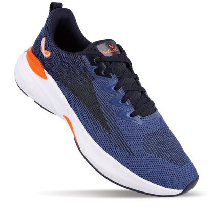 Walkaroo Running Shoes for Men - WS9092 Navy Blue orange - Walkaroo Footwear