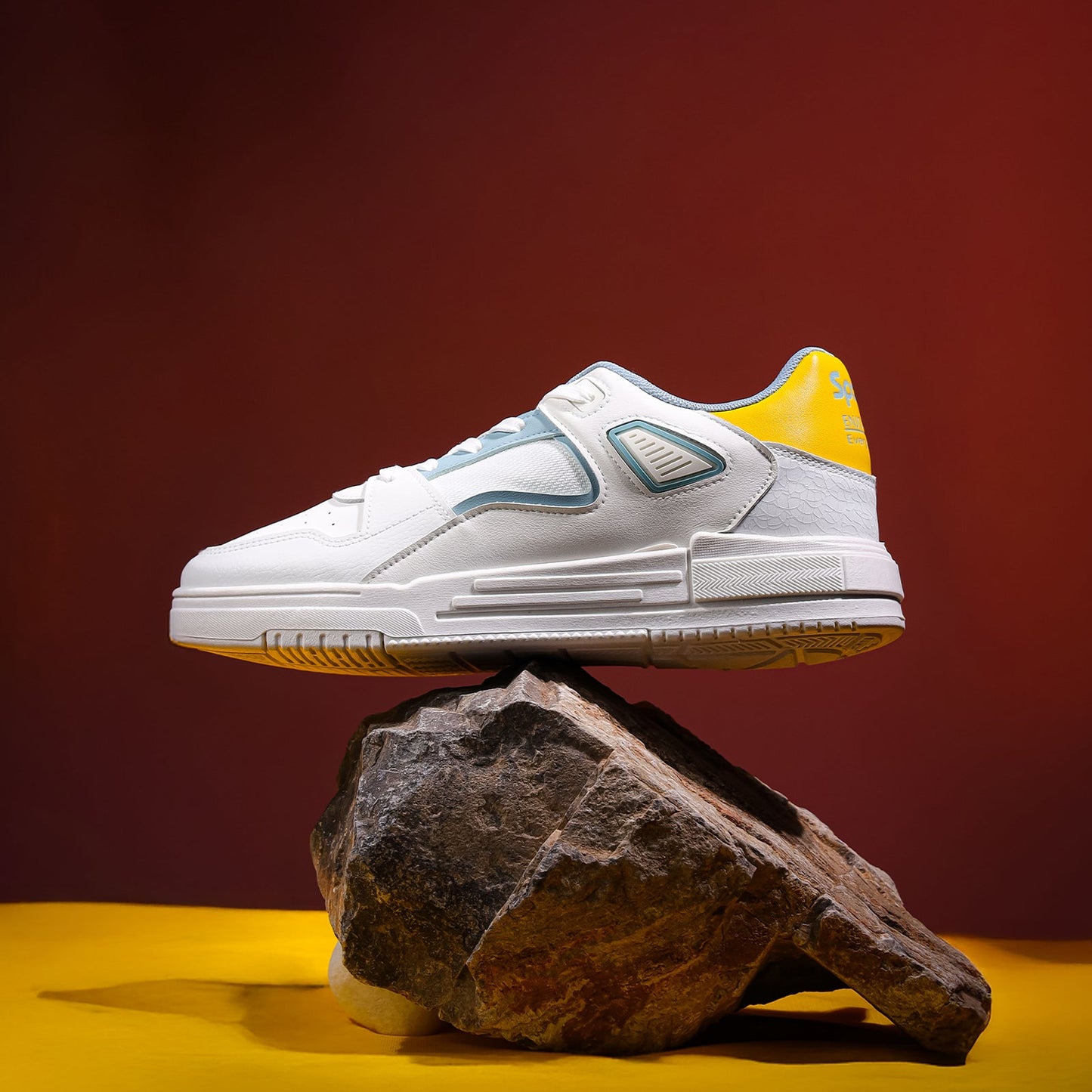 Men's Sports Sneakers - SGE24007 White Blue