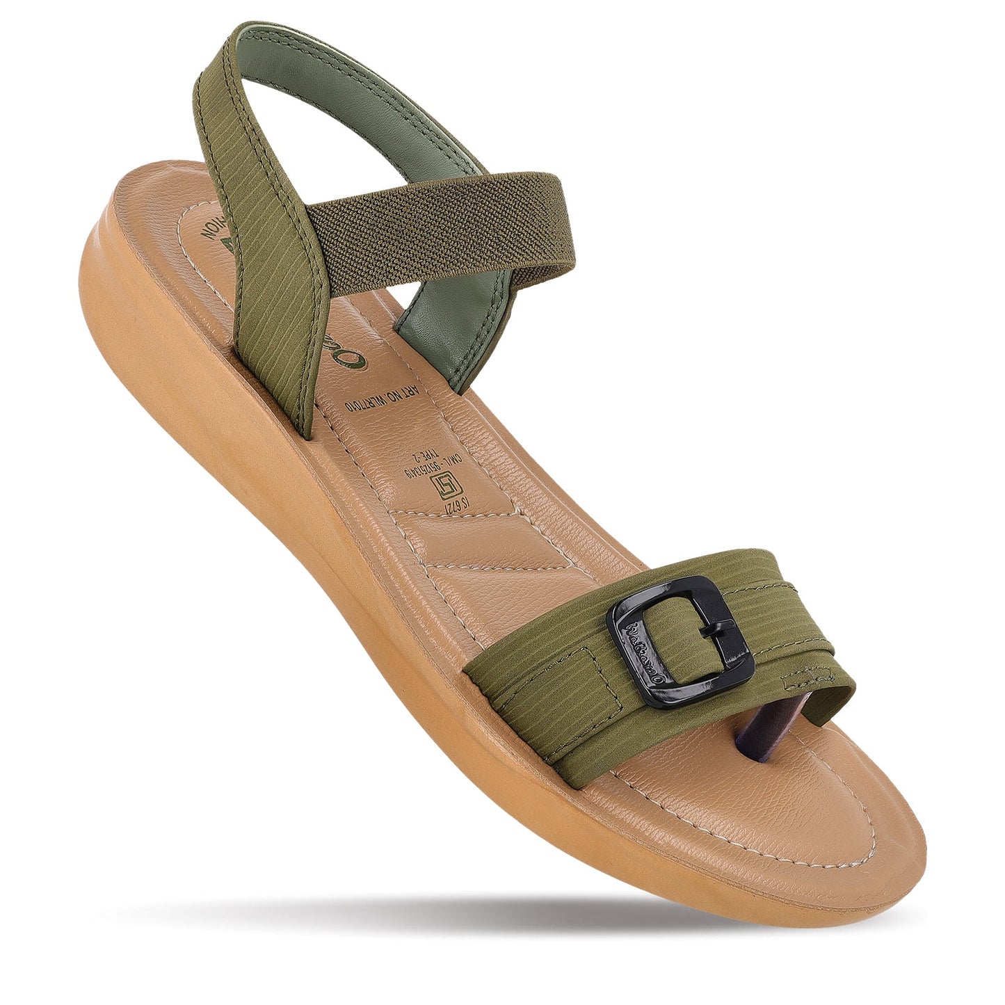 Women's Daily Wear Sandals  - WLR77010 Olive Beige