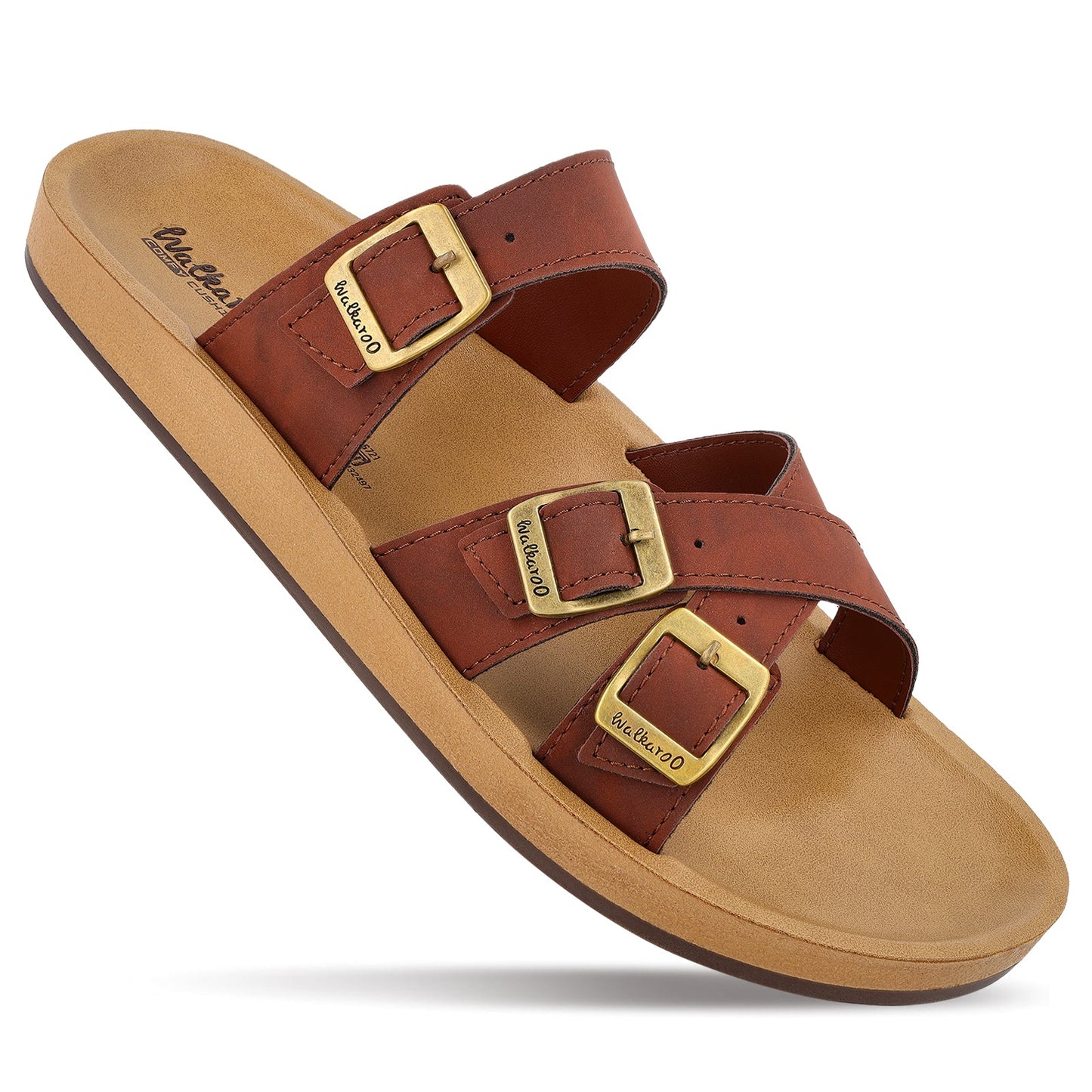 Men's Daily Wear Sandals - WE1361 Barn Red