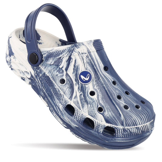 Walkaroo Mens Clogs  - WC8739 Blue White