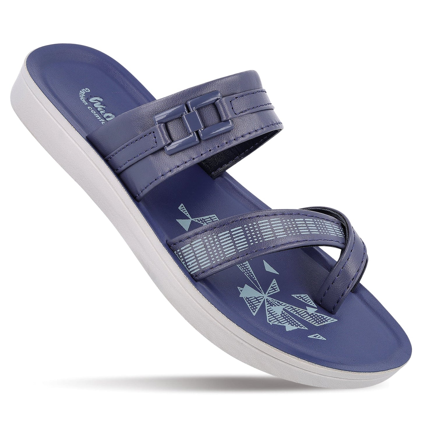 women casuals sandals blue 