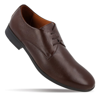 Men's Leather formals Shoes - WF6051 Brown