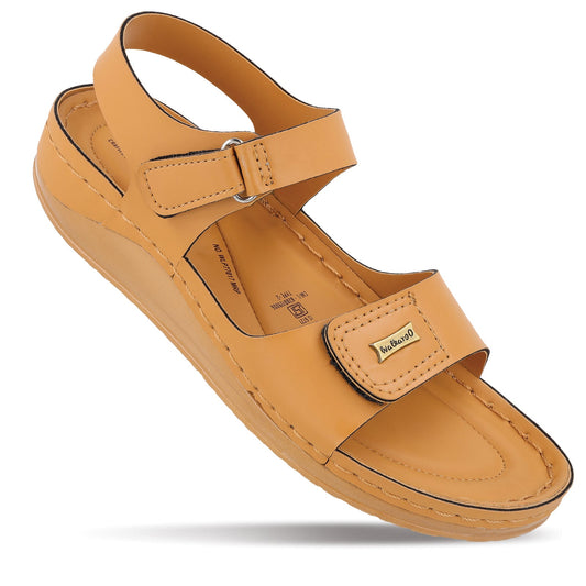 Women's Daily Wear Comfort Sandals - WLP77017 Beige
