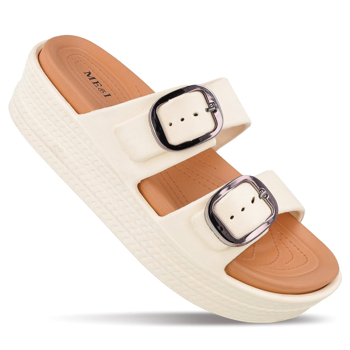Women's Daily Wear Sandals - MI602 Orange Beige