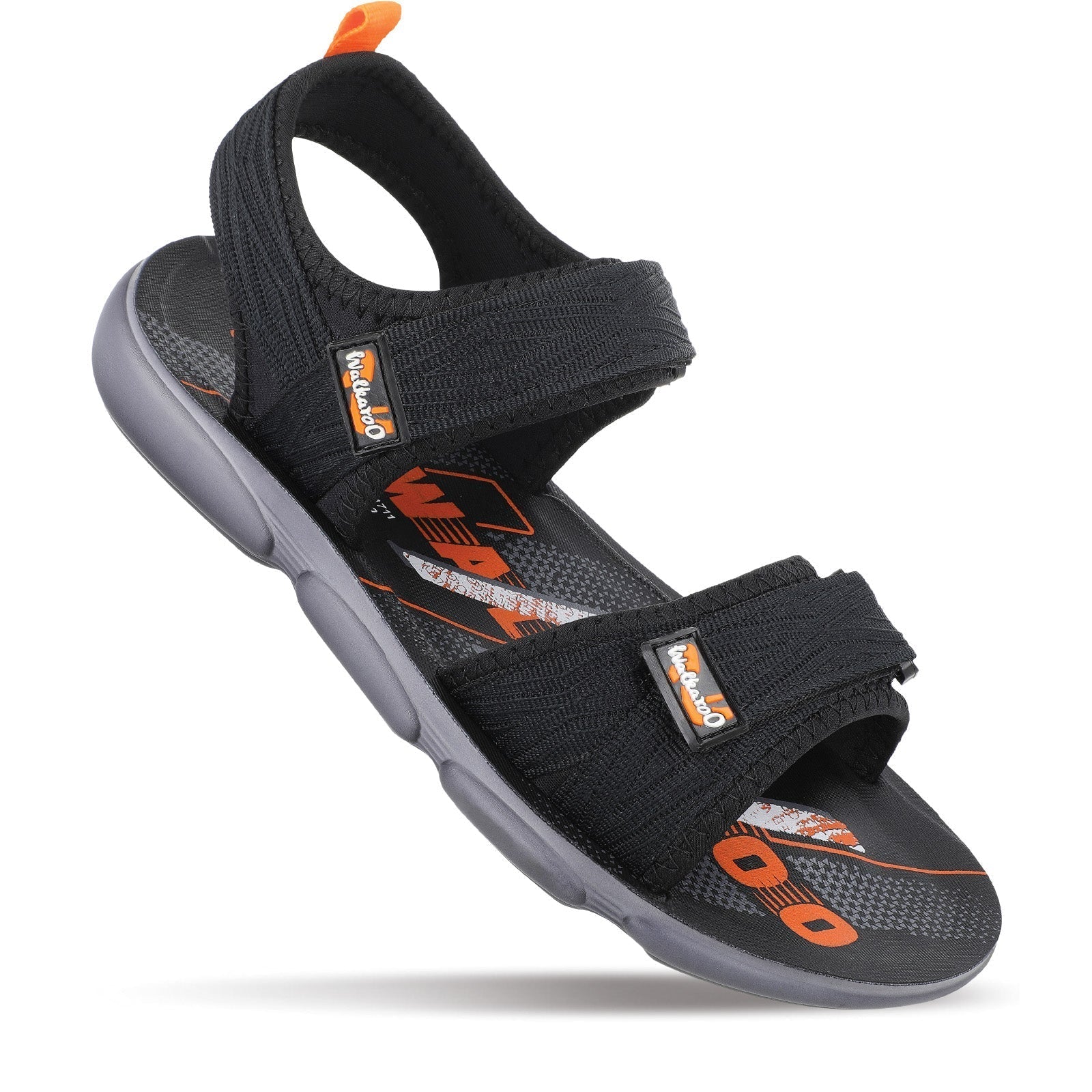 Walkaroo+ Men Sandals - WE1711 Black - Walkaroo Footwear