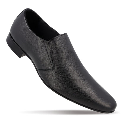 Men's Leather formals Shoes - WF6053 Black