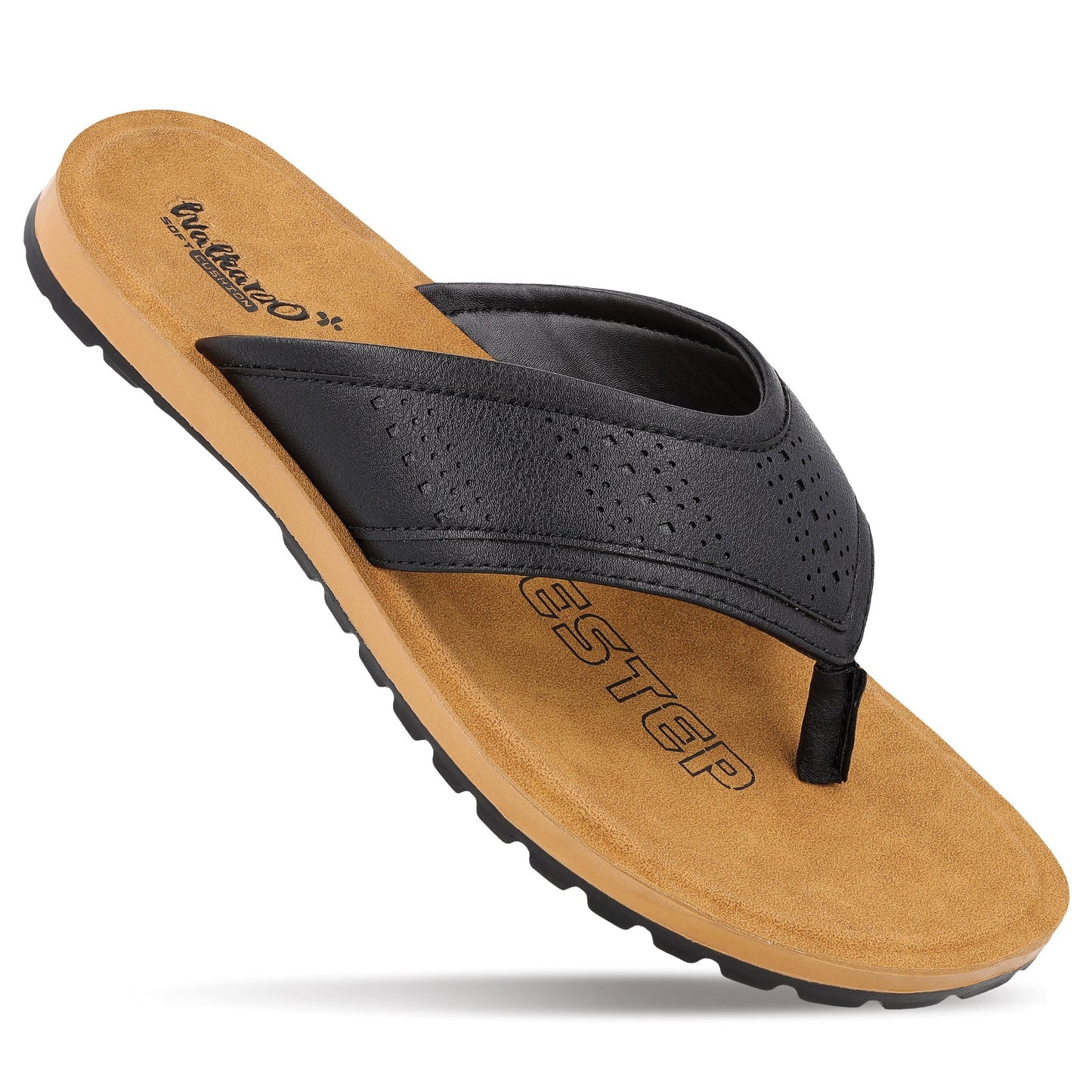Men's Daily Wear V-Strap Sandals - WGP50010 Black