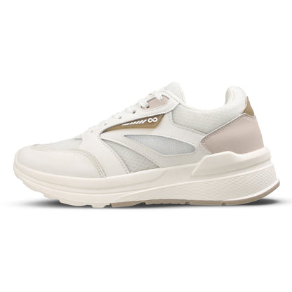 Men's Sports Sneakers - SGE24002 White Beige