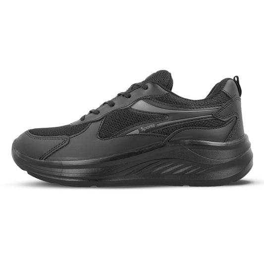 Men's Lace-up Sports Shoe - WS9628 Black