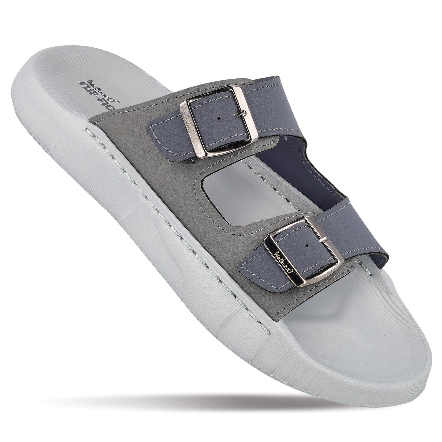 Men's Daily Wear Sandals - FGP45004 Light Grey Navy Blue