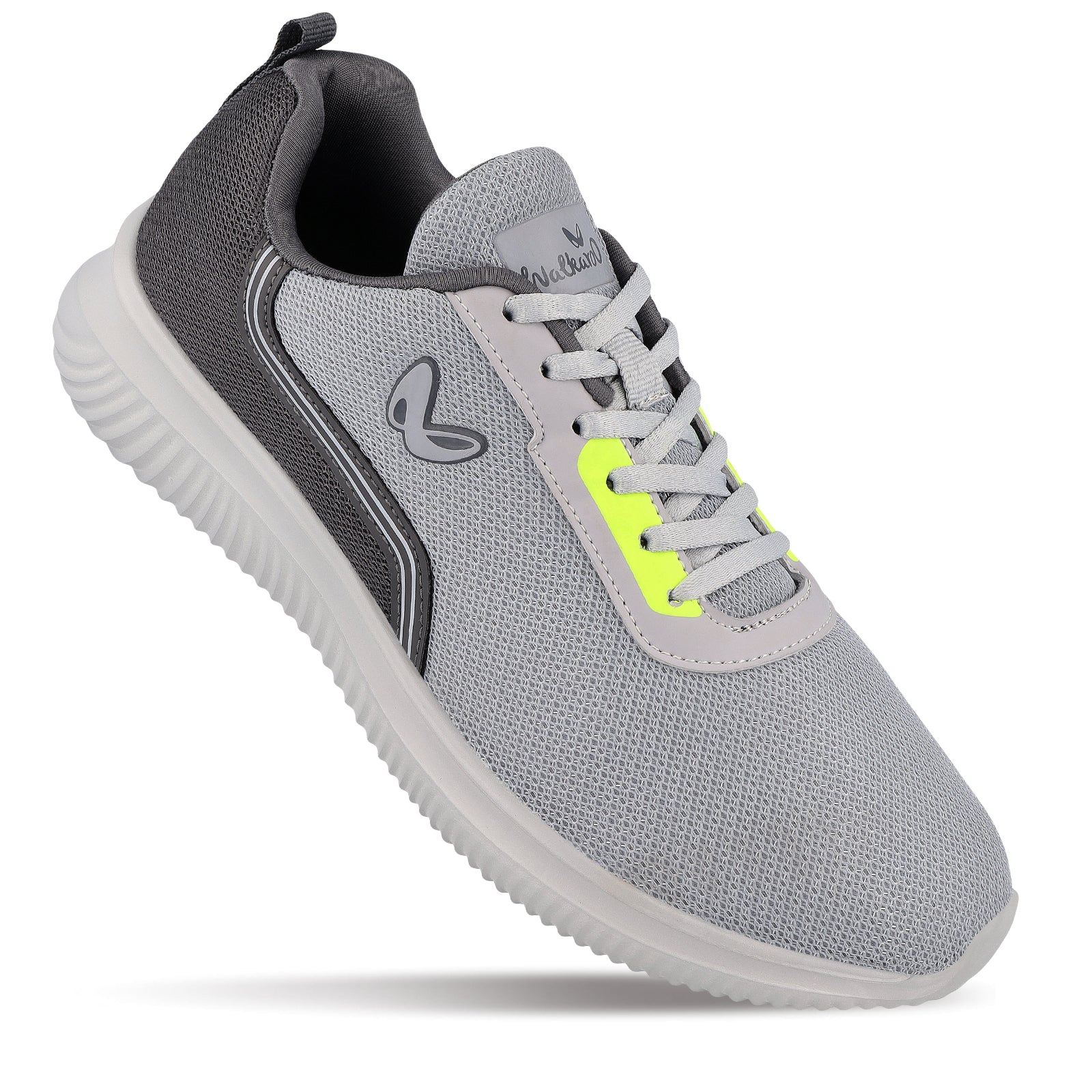 Walkaroo Men Lace-Up Training Shoes - WS9552 Grey - Walkaroo Footwear