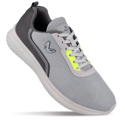 Walkaroo Men Lace-Up Training Shoes - WS9552 Grey - Walkaroo Footwear