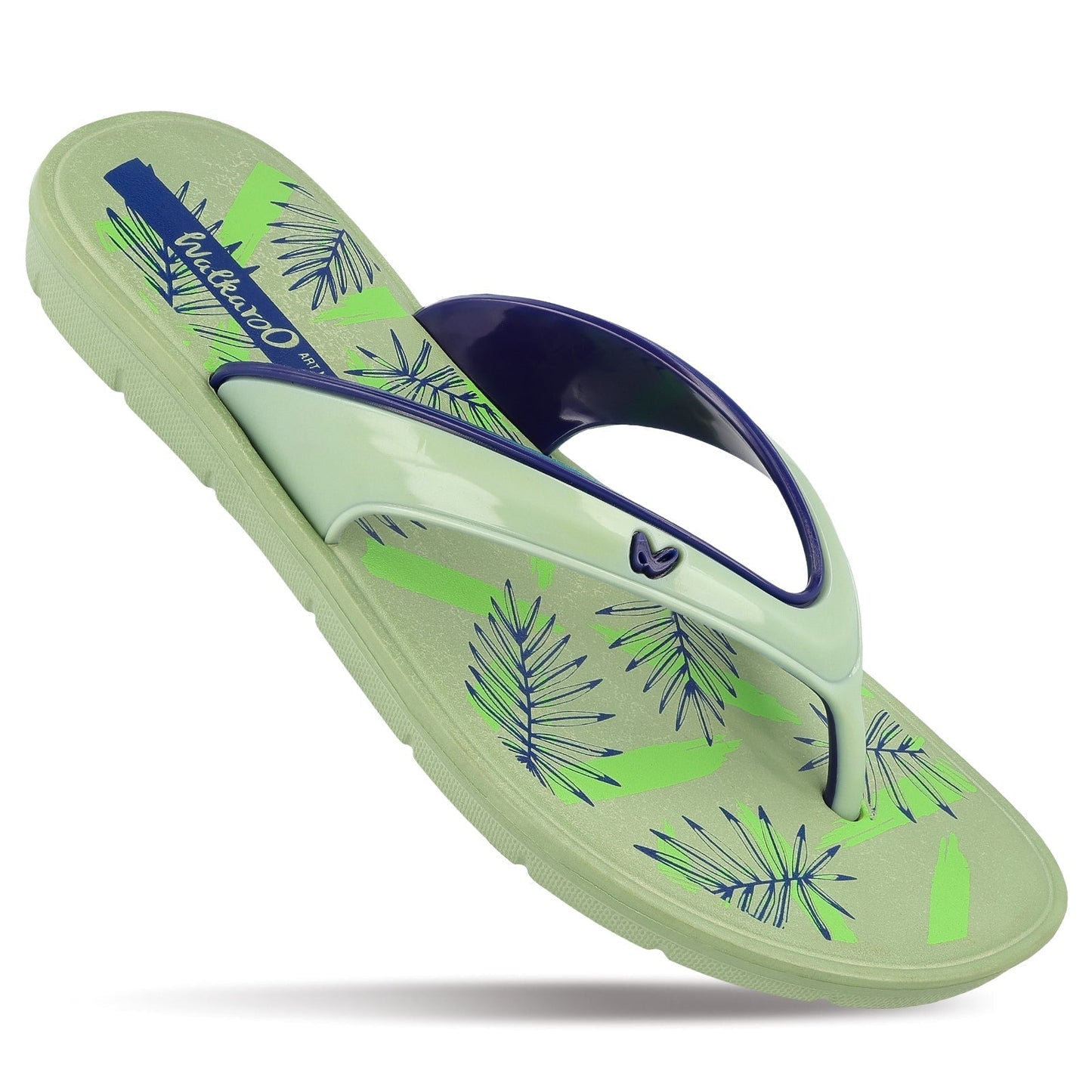 women casuals flip flop green blue 