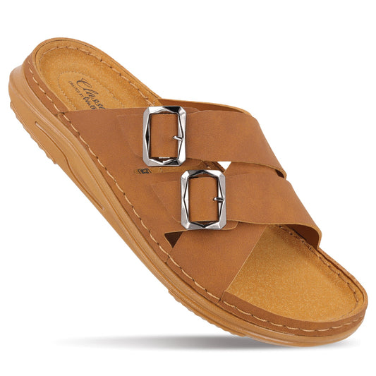 Men's Daily Wear Comfort Sandals - WGP53052 Tan