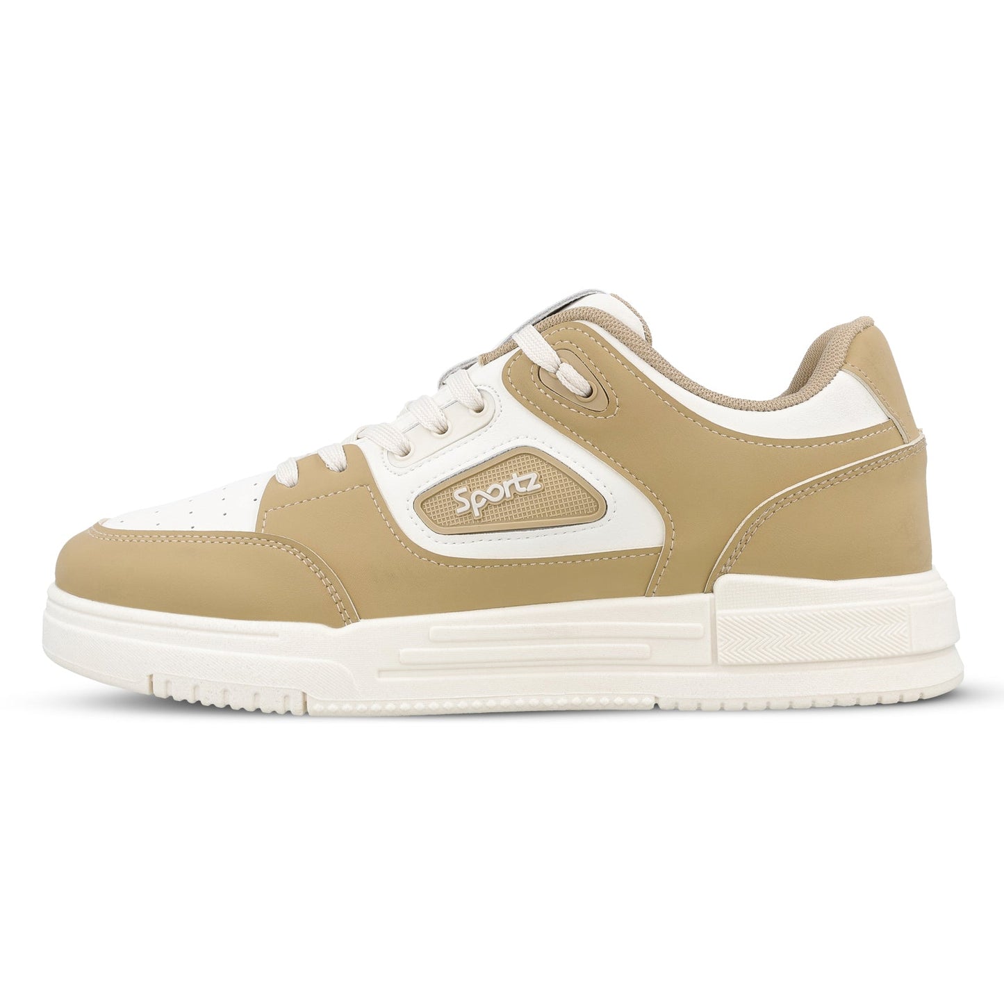 Men's Sports Sneakers - SGE24001 White Tan