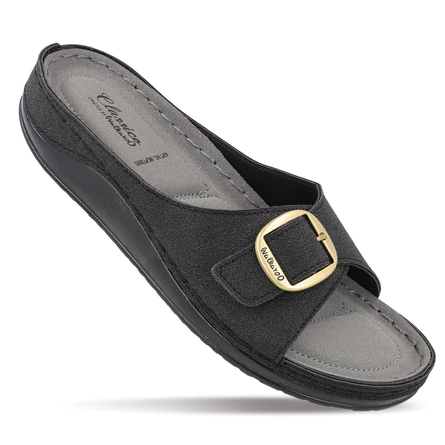 Women's Daily Wear Comfort Sandals - WLP73005 Black