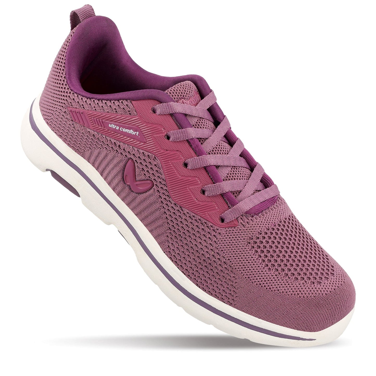 Women's Lace-up Walking Shoes - WS9901 Magenta