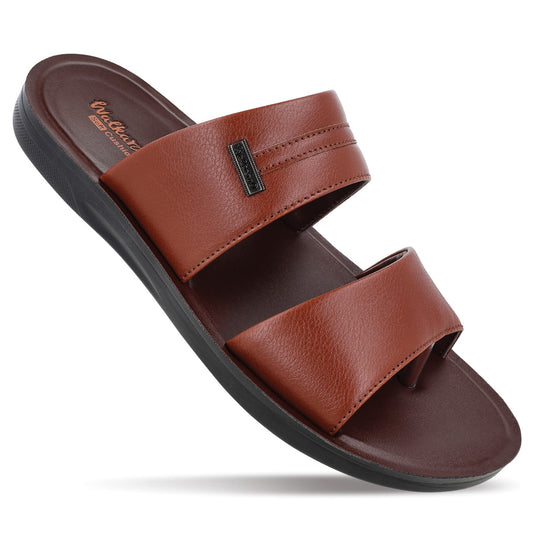 Walkaroo+ Men Sandals - WE1328 Brown - Walkaroo Footwear