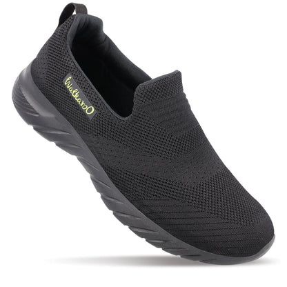 Walkaroo Belly Shoes for Men- XS9750 Black - Walkaroo Footwear