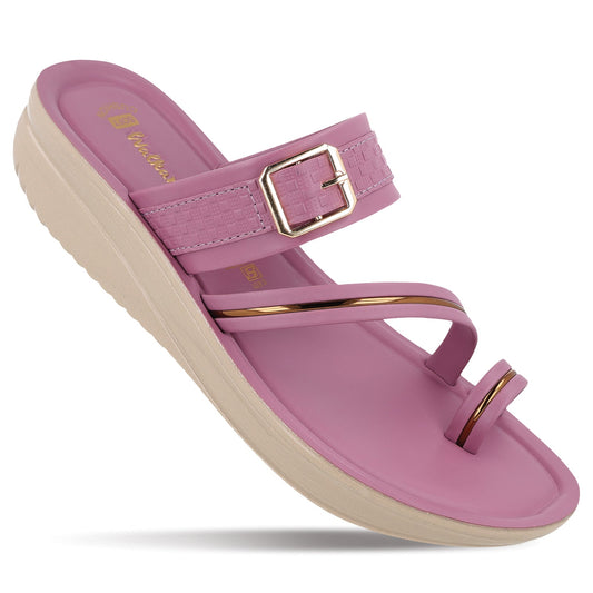 Women's Wedge Heel Sandals  - WLR72032 Mauve