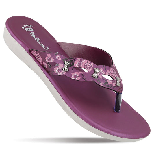 Women's Daily Wear Sandals  - WLR70417 Plum