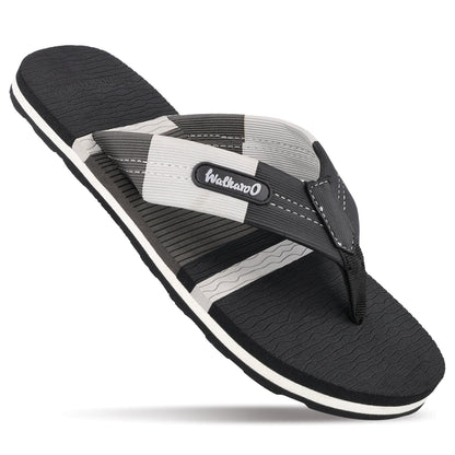 Men's Flip Flop Slippers - WC6622 Black Grey