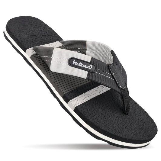 Men's Flip Flop Slippers - WC6622 Black Grey