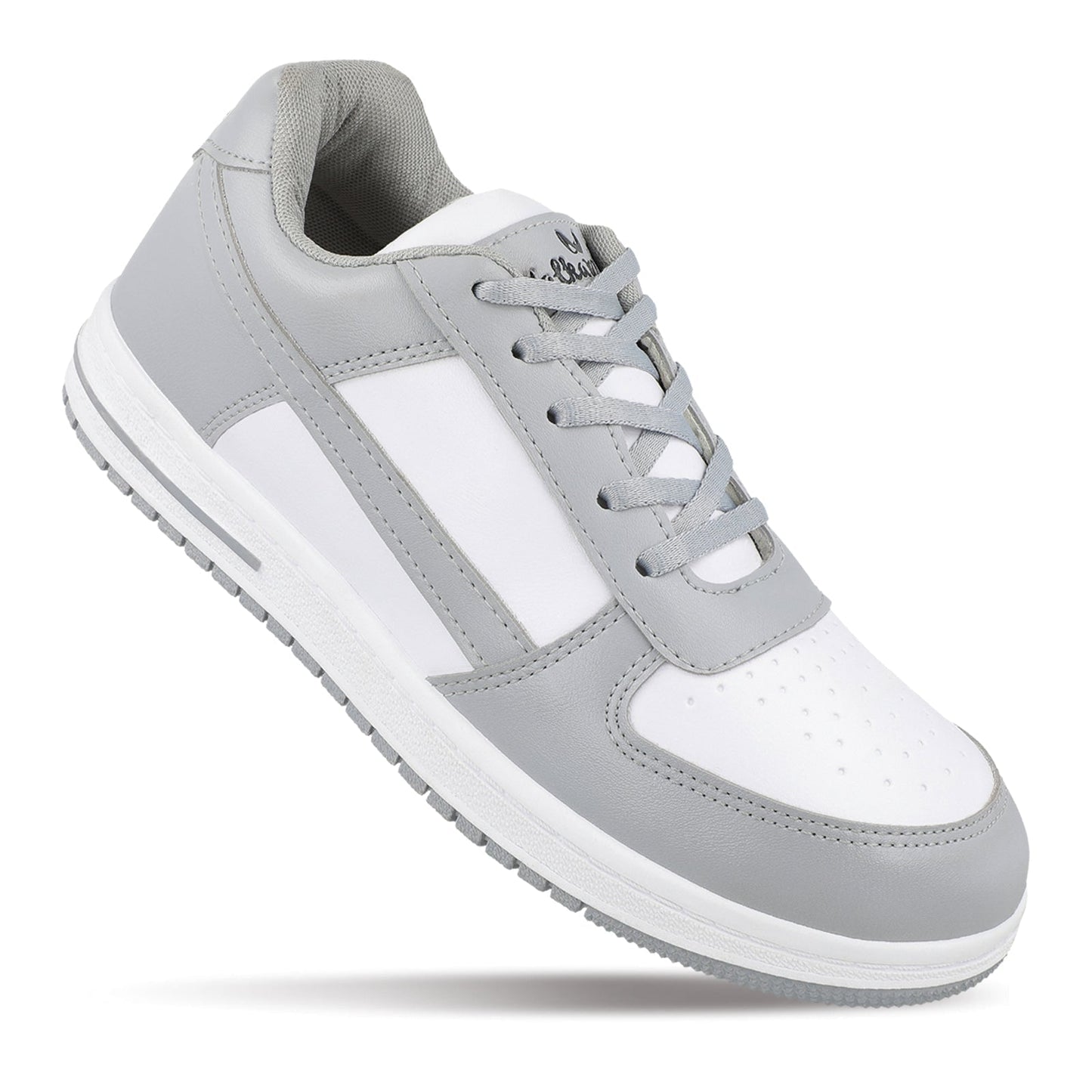 Walkaroo Men Walking Shoes - WY3335 Grey white - Walkaroo Footwear