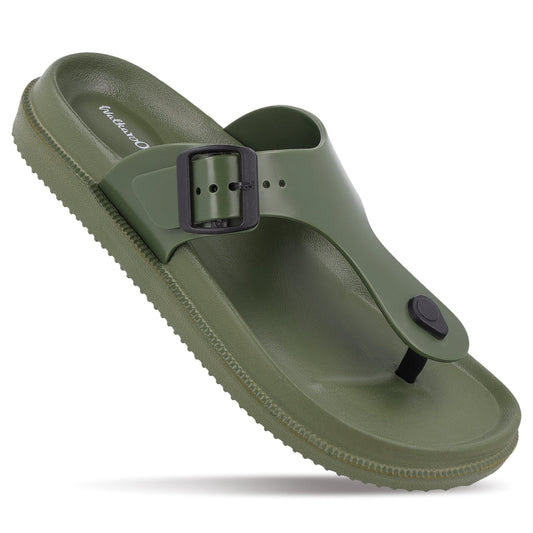 Men's Flip Flops - WC8743 Olive