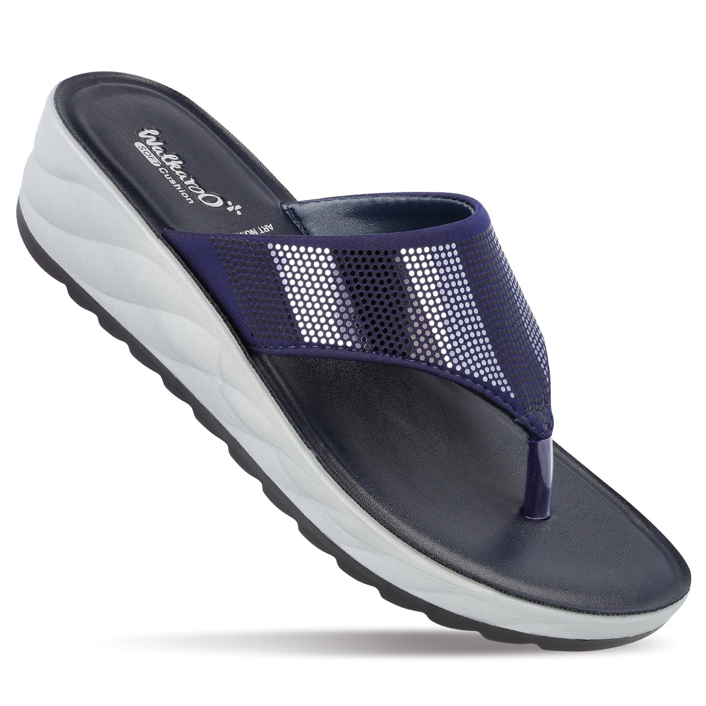 Women's Daily Wear Sandals - WLP71210 Navy Blue