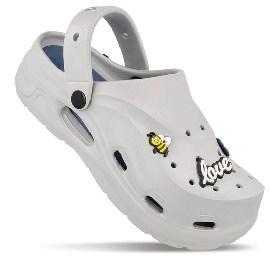 Women's Clogs - MI604 Light Grey