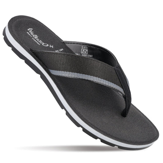 Men's Daily Wear V-Strap Sandals - WGP50006 Black