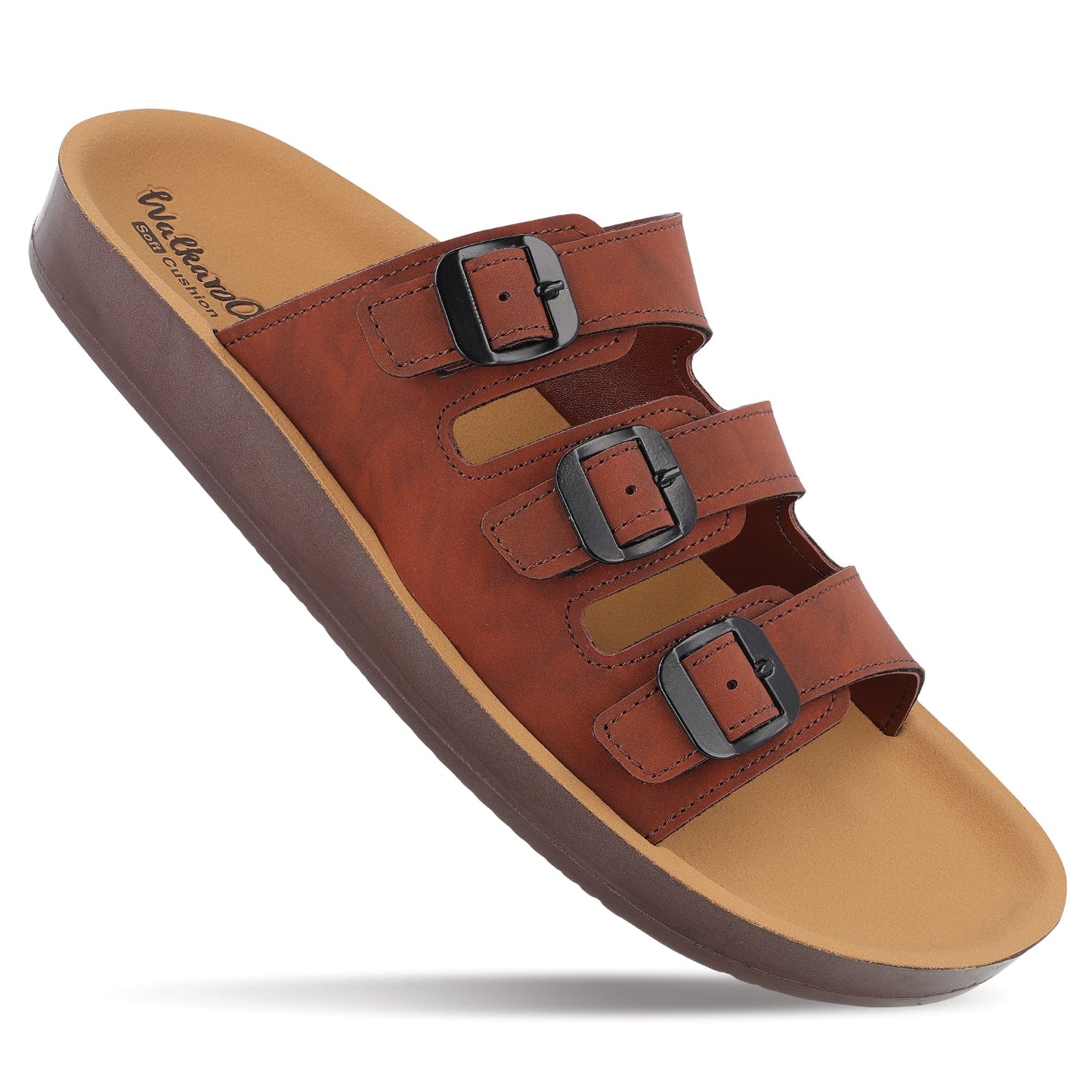 Men's Daily Wear Sandals - WGR53105 Barn Red