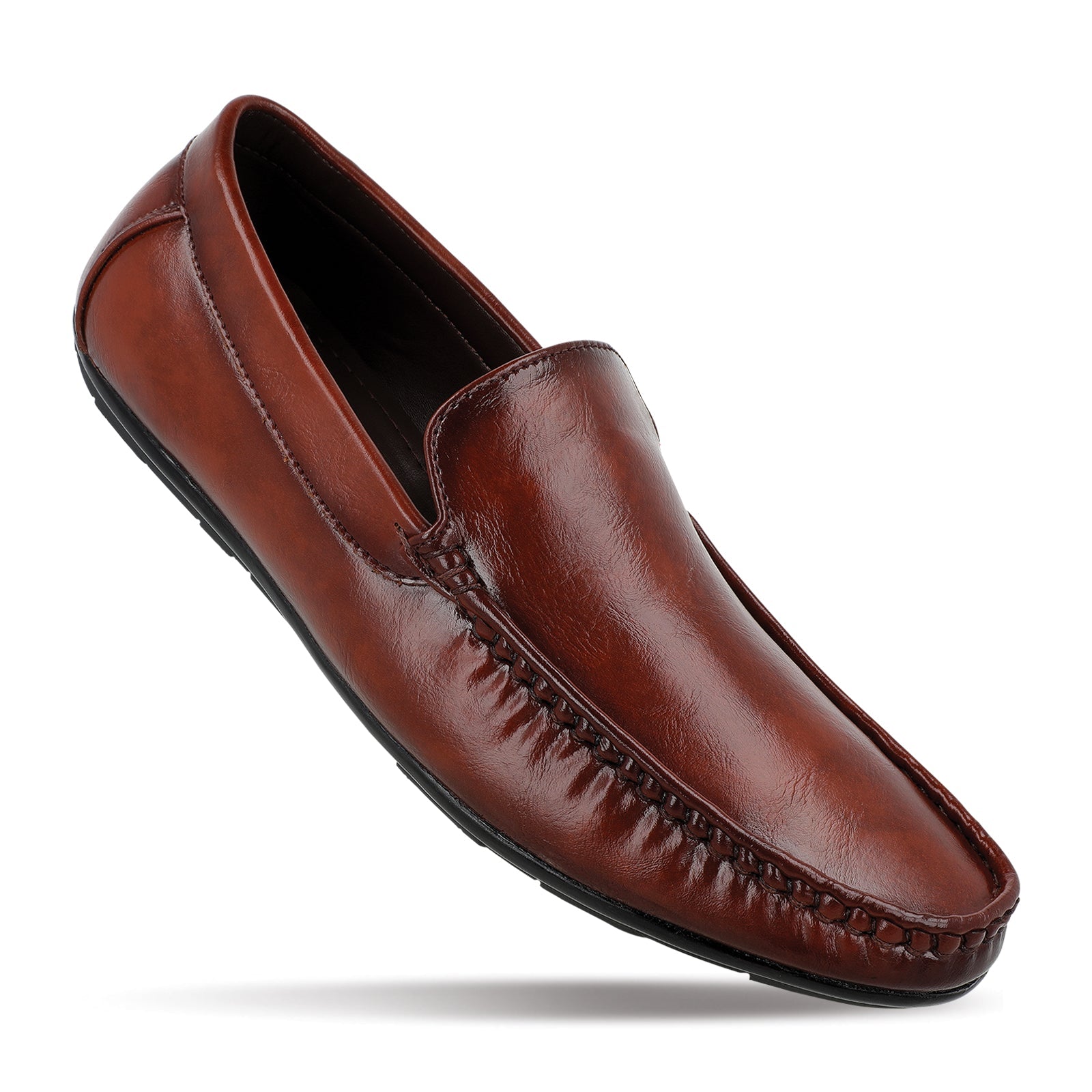 Walkaroo Men Loafer Formal Shoes - WF6018 Brown - Walkaroo Footwear