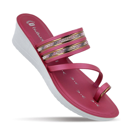 Women's Daily Wear Sandal - WLR72013 Maroon