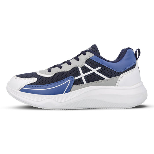 Men's Lace-up Sports Shoes - WS3114 Navy Blue