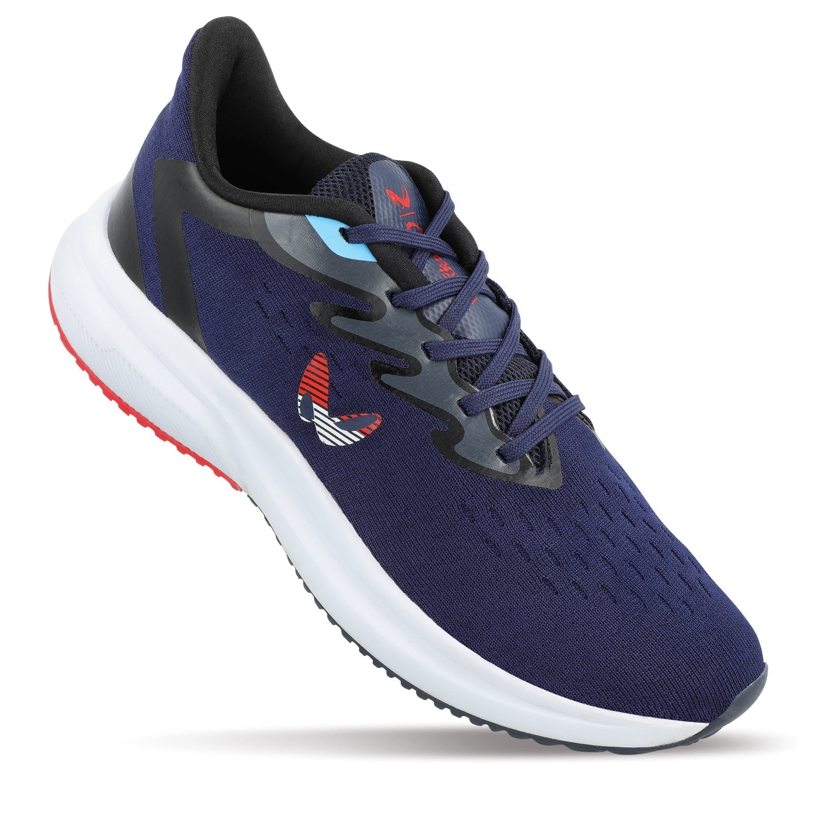 Walkaroo Running Shoes for Men - WS9079 Navy Blue - Walkaroo Footwear