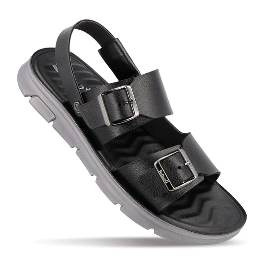 Walkaroo+ Men Sandals - WE1712 BLACK - Walkaroo Footwear