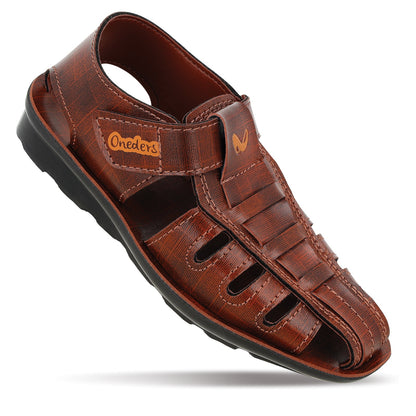 Kid's  Roman Sandals - WK667 Brown