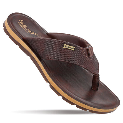 Men's Daily Wear V-Strap Sandals - WE1025 Brown
