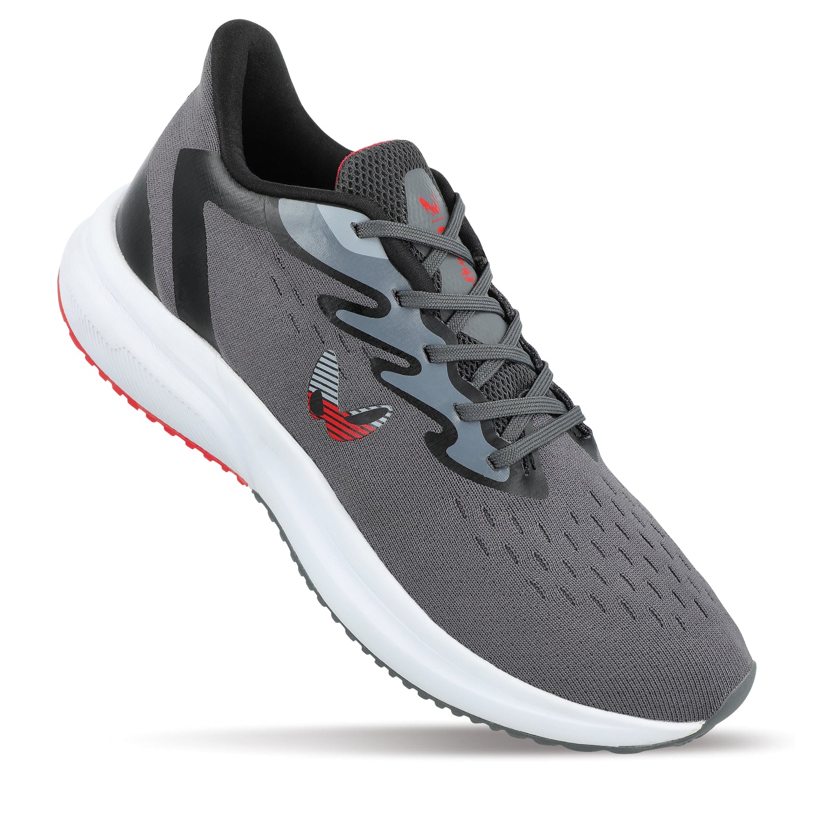 Walkaroo Running Shoes for Men - WS9079 Dark Grey - Walkaroo Footwear