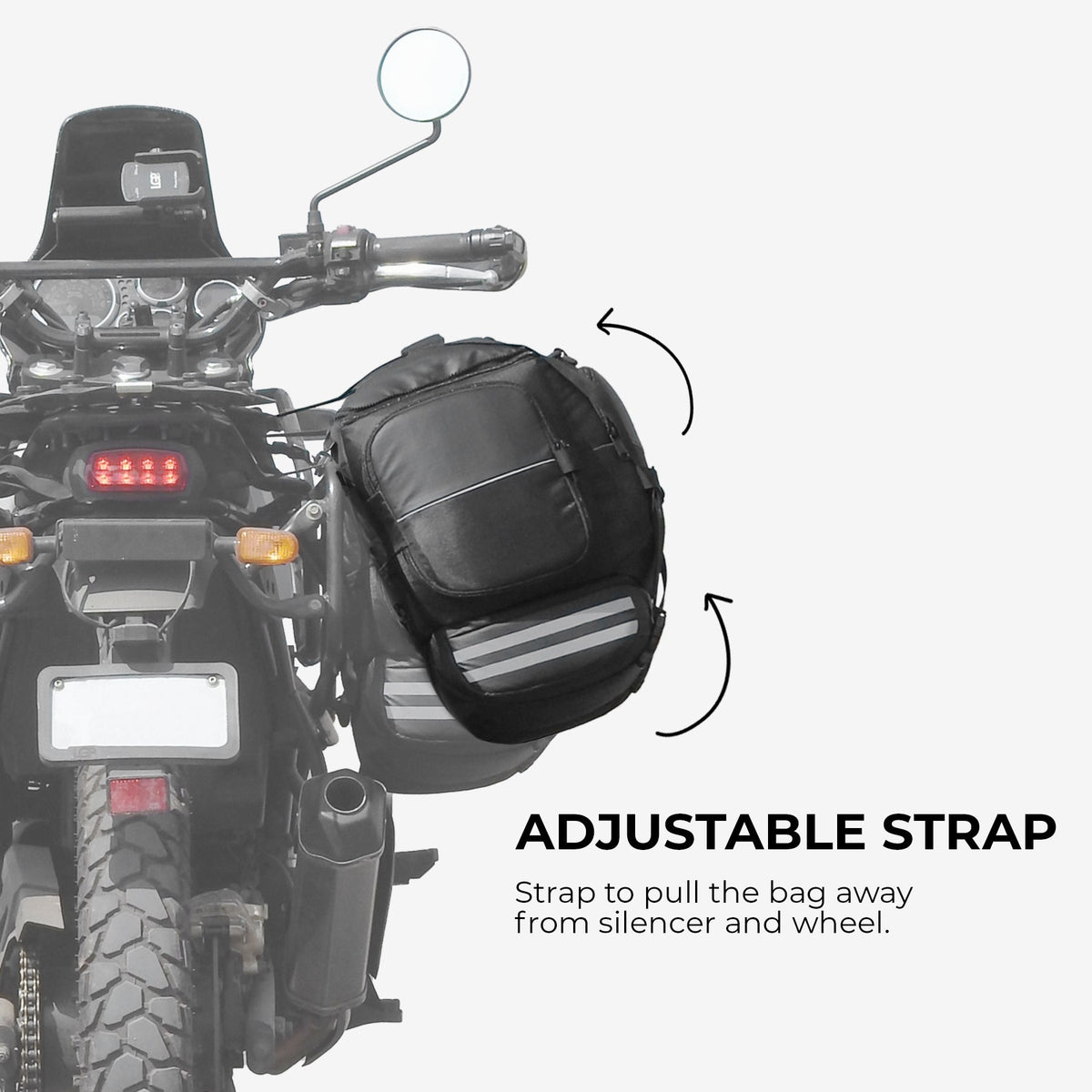 Daytona V2 Convertible Bike Saddle Bag / Trekking Bag