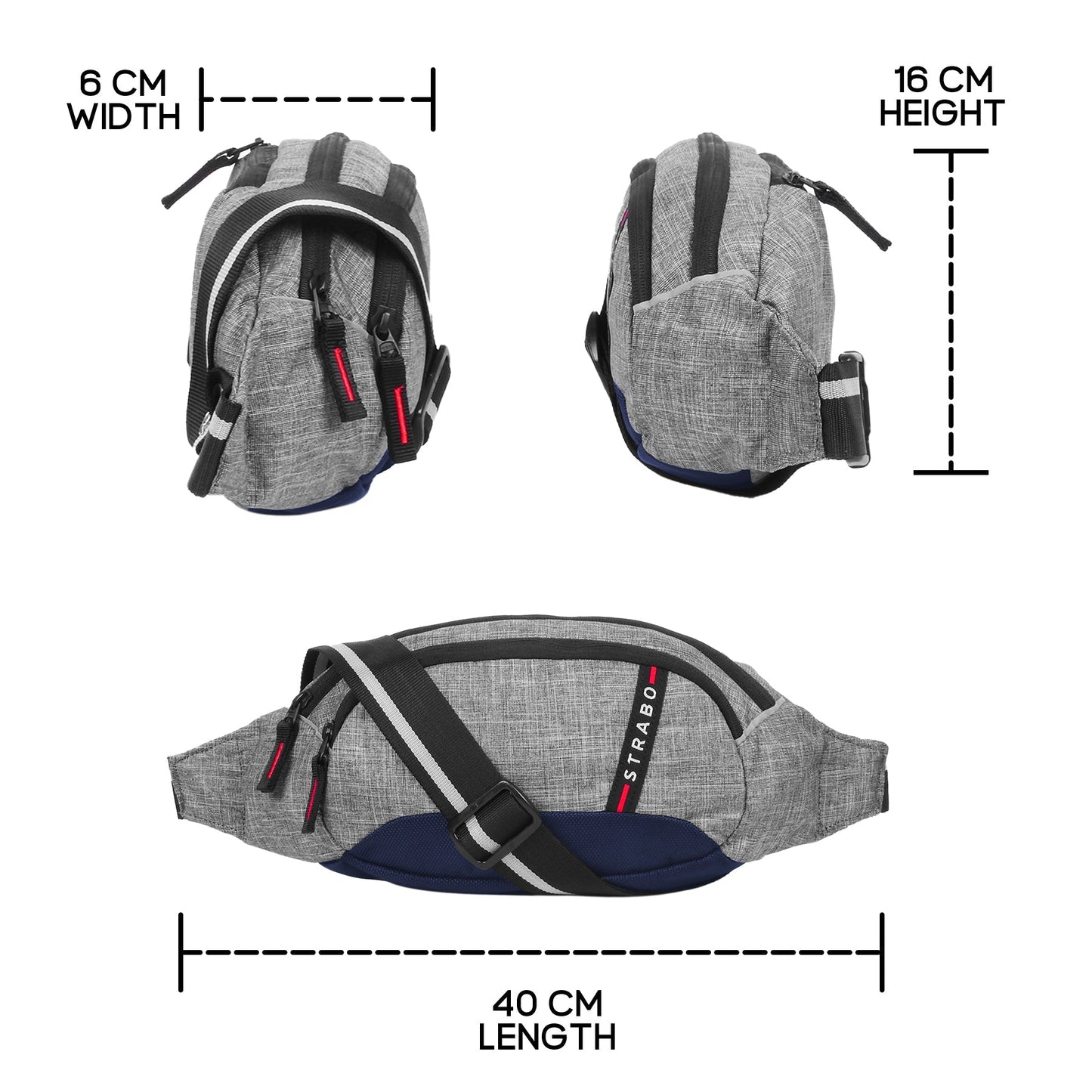 Bronko Waist Bag - Grey
