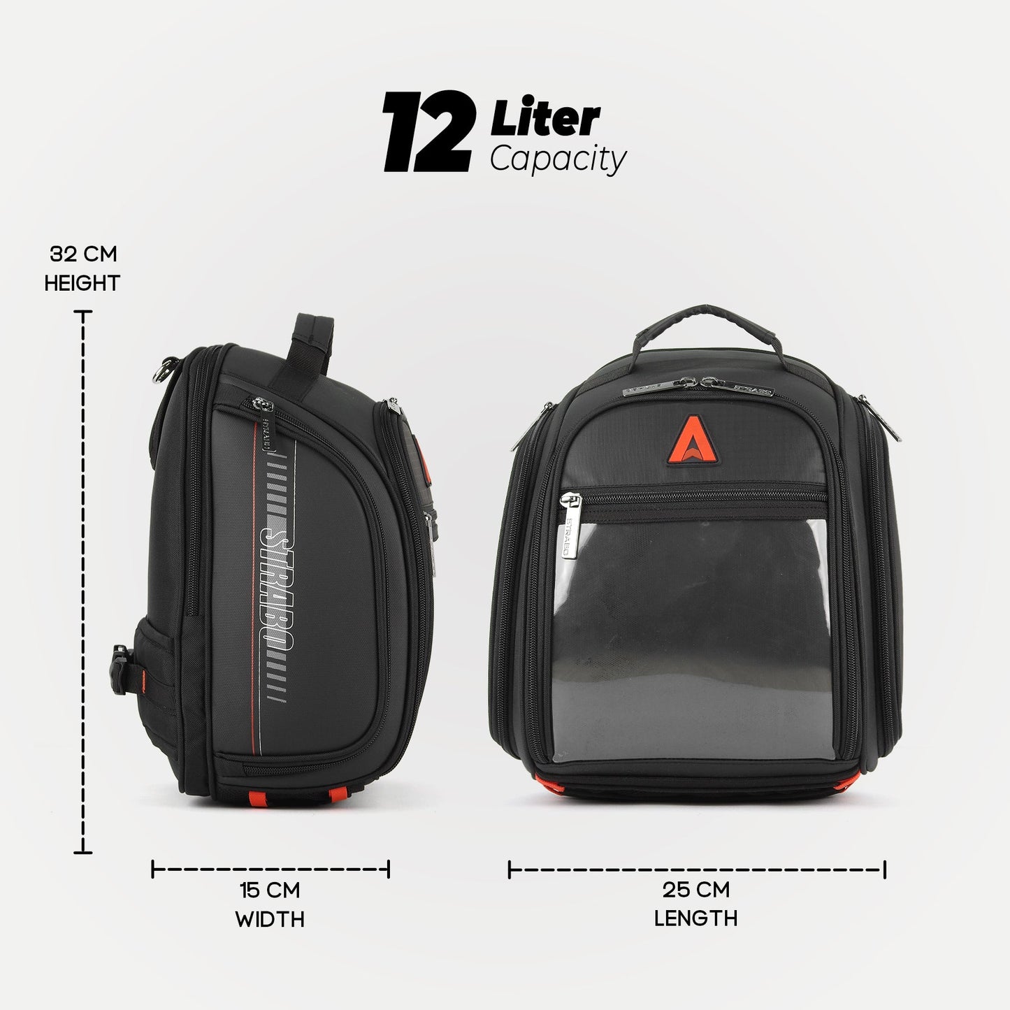 Rydex Motorcycle Tank Bag - Black