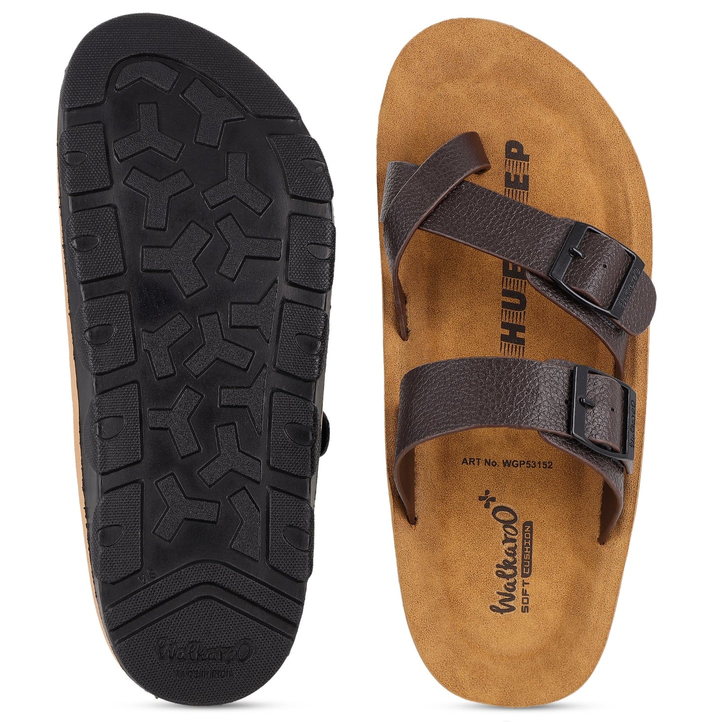 Men's Daily Wear Comfort Sandals - WGP53152 Brown