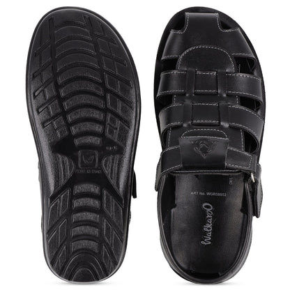 Men's Fisherman Sandals - WGR58052 Black